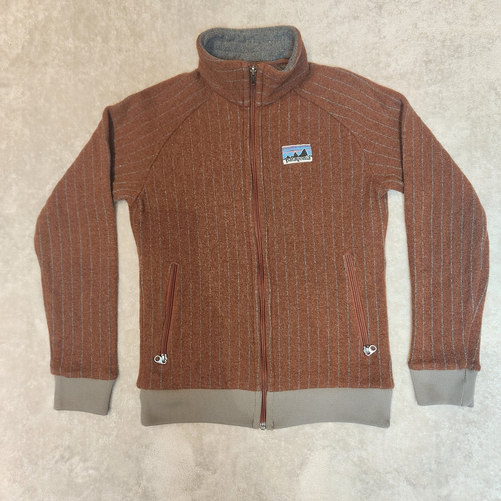 Patagonia Brown Zip-Up Sweater Jacket